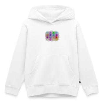 Disco / Party Licht - Kinder Premium Organic Hoodie - Weiß - Vorne - AI Model Kid Female (0cm)
