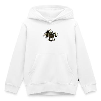 Fabel Pferd - Kinder Premium Organic Hoodie - Weiß - Vorne - AI Model Kid Female (0cm)
