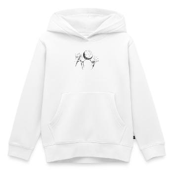 volleyball - Sweat Premium à capuche enfant bio - blanc - Devant - AI Model Kid Female (0cm)