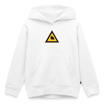 Slotracer - Kinder Premium Organic Hoodie - Weiß - Vorne - AI Model Kid Female (0cm)