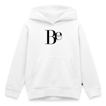 être spécial, particulièrement incroyable, génial, LOL, unique - Sweat Premium à capuche enfant bio - blanc - Devant - AI Model Kid Female (0cm)