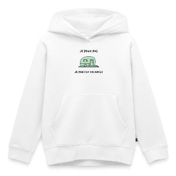 FEIERTAG. FROHE FEIERTAGE. GELIEBTE. MEISTER. LEHRER - Kinder Premium Organic Hoodie - Weiß - Vorne - AI Model Kid Female (0cm)