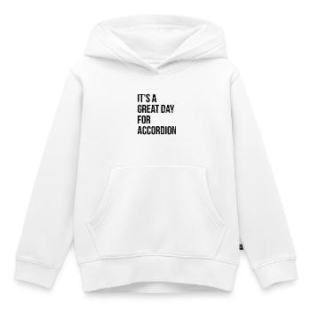 Akkordeon - Kinder Premium Organic Hoodie - Weiß - Vorne - AI Model Kid Female (0cm)