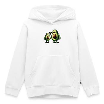 Avocouple, das alles zusammenhält - Kinder Premium Organic Hoodie - Weiß - Vorne - AI Model Kid Female (0cm)