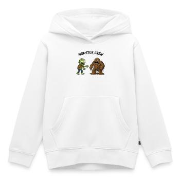 Zombie und Schlammmonster Duo - Kinder Premium Organic Hoodie - Weiß - Vorne - AI Model Kid Female (0cm)