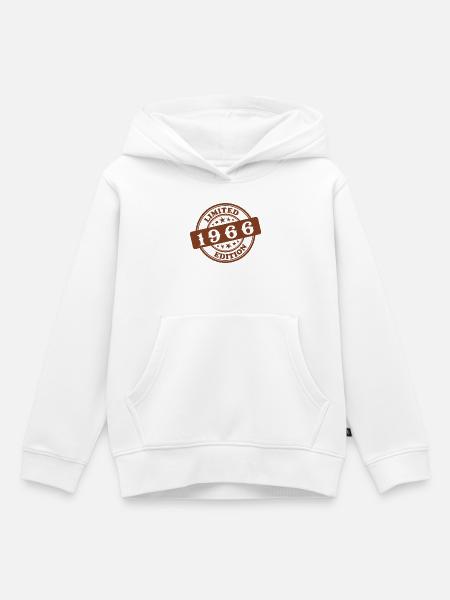 Limitierte Auflage 1966 - Kinder Premium Organic Hoodie - Weiß