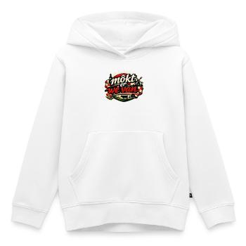 Muss da sein, Brabant-Logo - Kinder Premium Organic Hoodie - Weiß - Vorne - AI Model Kid Female (0cm)