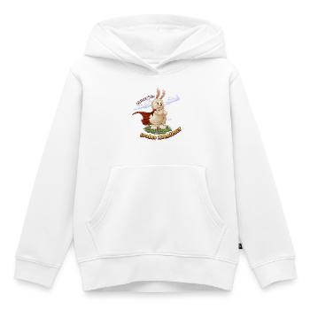 Siggi und der Zauberwald - Abenteuer - Kinder Premium Organic Hoodie - Weiß - Vorne - AI Model Kid Female (0cm)