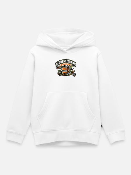 Rechenzentrum IT-Wachstum - Kinder Premium Organic Hoodie - Weiß