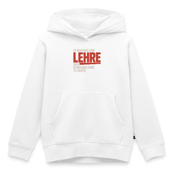 Lehre Dich Kennenzulernen Ex Freund Trennung Ex - Kinder Premium Organic Hoodie - Weiß - Vorne - AI Model Kid Female (0cm)