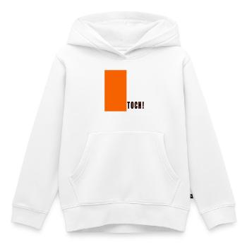 DENNOCH - Kinder Premium Organic Hoodie - Weiß - Vorne - AI Model Kid Female (0cm)