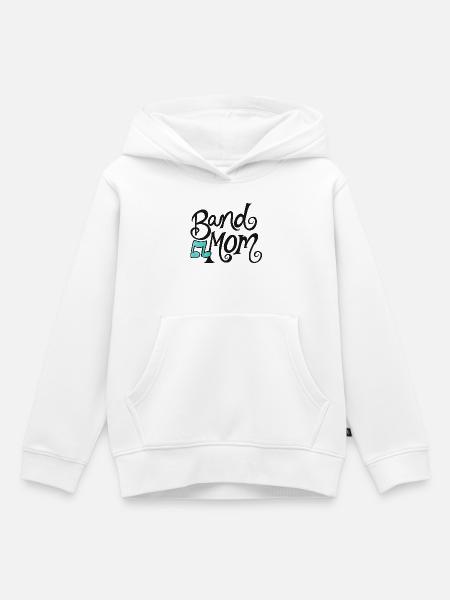 Band-Mama-Skript mit Anmerkung - Kinder Premium Organic Hoodie - Weiß