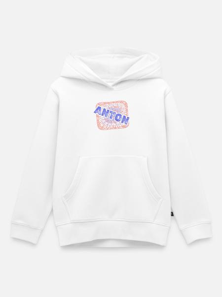 Anton als Job - Kinder Premium Organic Hoodie - Weiß