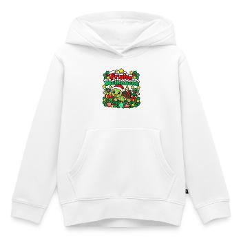 Weihnachts Schildkröte - Kinder Premium Organic Hoodie - Weiß - Vorne - AI Model Kid Female (0cm)