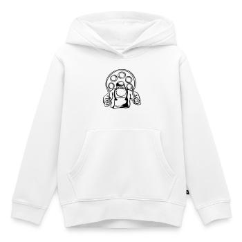 Chirurgien - Sweat Premium à capuche enfant bio - blanc - Devant - AI Model Kid Female (0cm)