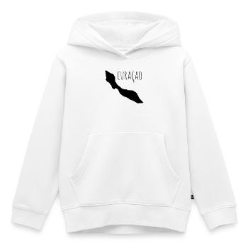 Curacao - Kinder Premium Organic Hoodie - Weiß - Vorne - AI Model Kid Female (0cm)