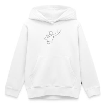 Boxer - Kinder Premium Organic Hoodie - Weiß - Vorne - AI Model Kid Female (0cm)