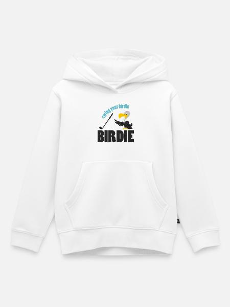 golfing - Kinder Premium Organic Hoodie - Weiß