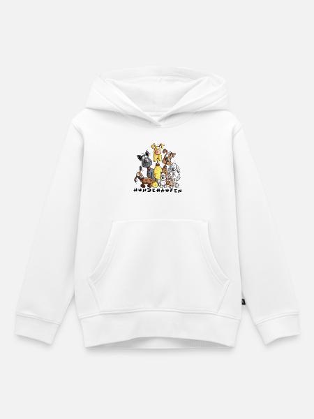 Hundehaufen - Kinder Premium Organic Hoodie - Weiß