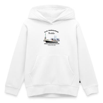 LINER FRANKREICH NEW YORK Louis RUNEMBERG © Adagp - Kinder Premium Organic Hoodie - Weiß - Vorne - AI Model Kid Female (0cm)