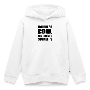 Coole Sprüche - Kinder Premium Organic Hoodie - Weiß - Vorne - AI Model Kid Female (0cm)