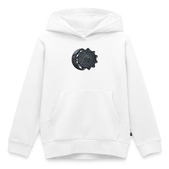 Sonne und Mond der Inka - Kinder Premium Organic Hoodie - Weiß - Vorne - AI Model Kid Female (0cm)