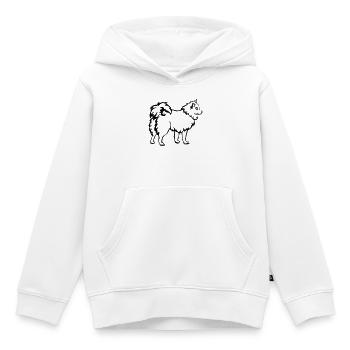 Sharp - Kids Premium Organic Hoodie - white - Front - AI Model Kid Female (0cm)