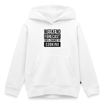 Chef Chef Chef - Sweat Premium à capuche enfant bio - blanc - Devant - AI Model Kid Female (0cm)