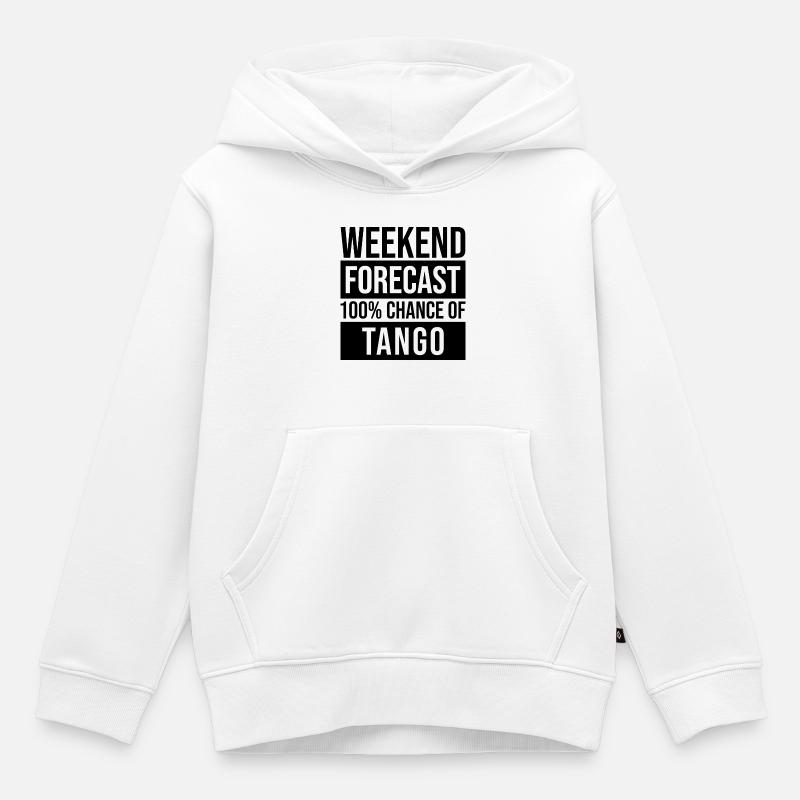 tango - Sweat Premium à capuche enfant bio - blanc