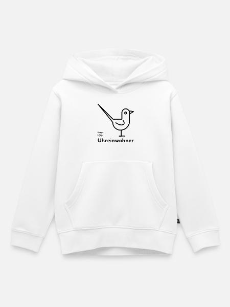 Uhreinwohner - Kinder Premium Organic Hoodie - Weiß