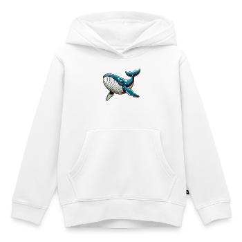 Wal - Kinder Premium Organic Hoodie - Weiß - Vorne - AI Model Kid Female (0cm)
