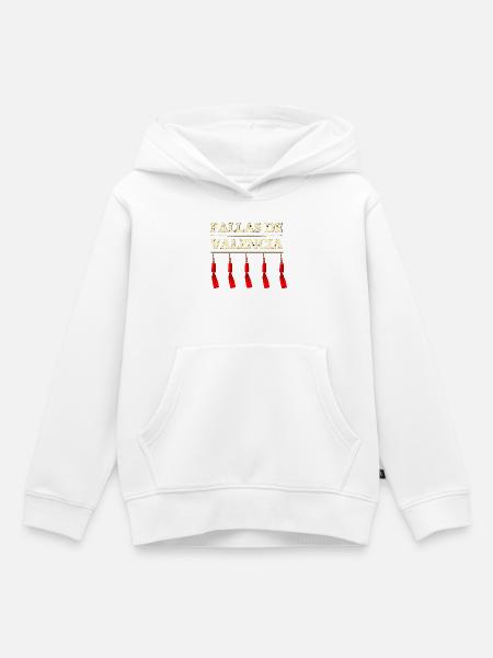 Fallas de Valencia Traca - Kinder Premium Organic Hoodie - Weiß