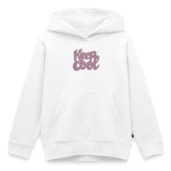 RESTEZ AU FRAIS - Sweat Premium à capuche enfant bio - blanc - Devant - AI Model Kid Female (0cm)