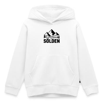 Sölden - Souvenir Design - Kinder Premium Organic Hoodie - Weiß - Vorne - AI Model Kid Female (0cm)