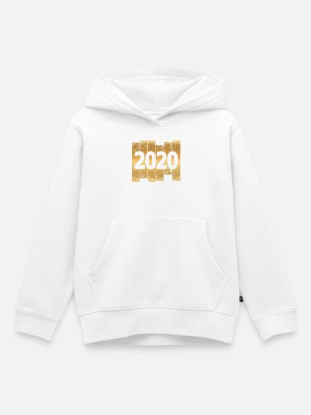 2020 - Kinder Premium Organic Hoodie - Weiß
