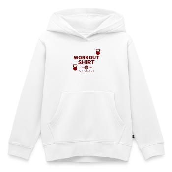 Workout Shirt - Kinder Premium Organic Hoodie - Weiß - Vorne - AI Model Kid Female (0cm)
