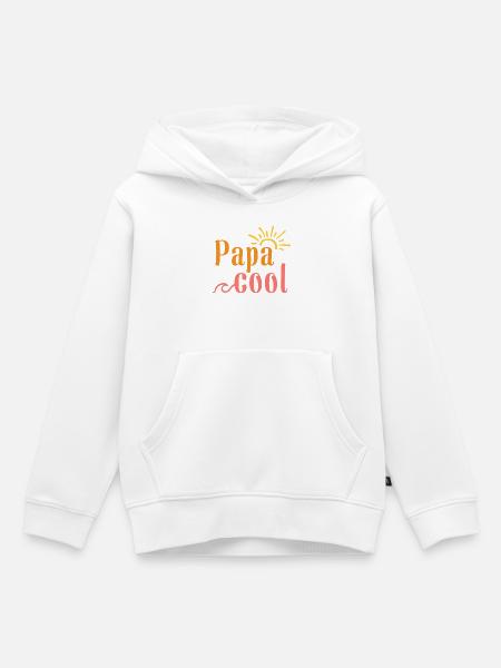 Cool Dad – Papa Geschenkidee - Kinder Premium Organic Hoodie - Weiß