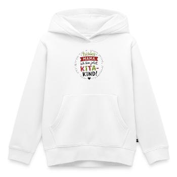 Kita Kind Abschied Motiv - Kinder Premium Organic Hoodie - Weiß - Vorne - AI Model Kid Female (0cm)