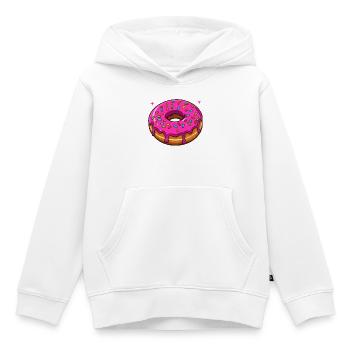 Ein Loch Voller Glück - Kinder Premium Organic Hoodie - Weiß - Vorne - AI Model Kid Female (0cm)