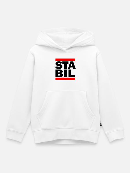 STABIL - BARS - Kinder Premium Organic Hoodie - Weiß
