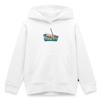 Stand Up Paddling: Ganzheitssport - Kinder Premium Organic Hoodie - Weiß - Vorne - AI Model Kid Female (0cm)