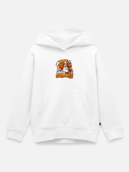 Kavallerier King Charles Spaniel - Kinder Premium Organic Hoodie - Weiß