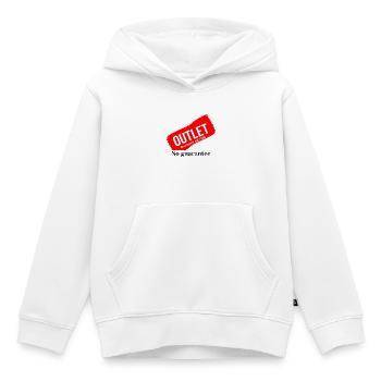 Steckdosen-Tag 70 % Rabatt - Kinder Premium Organic Hoodie - Weiß - Vorne - AI Model Kid Female (0cm)
