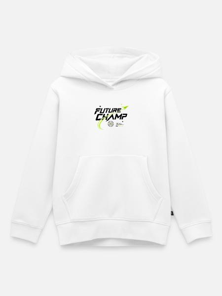 DARTZWERGE - Future Champ - Kinder Premium Organic Hoodie - Weiß