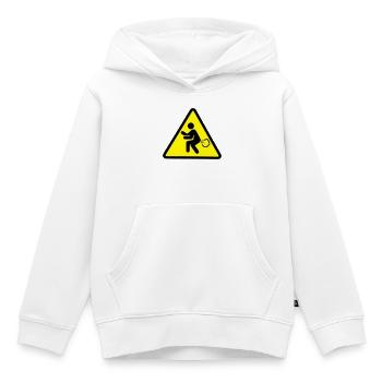 pet - Sweat Premium à capuche enfant bio - blanc - Devant - AI Model Kid Female (0cm)