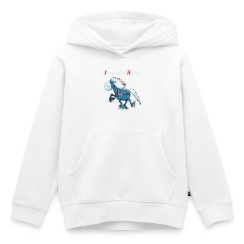 Isländer on Tour - Kinder Premium Organic Hoodie - Weiß - Vorne - AI Model Kid Female (0cm)