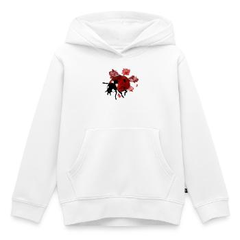 Marienkäfer - Kinder Premium Organic Hoodie - Weiß - Vorne - AI Model Kid Female (0cm)