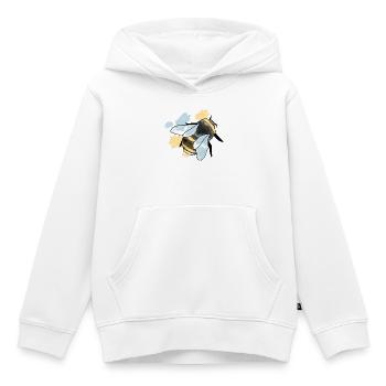 Hummel - Kinder Premium Organic Hoodie - Weiß - Vorne - AI Model Kid Female (0cm)