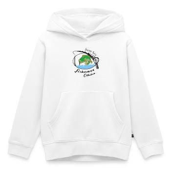 Fischer Collection - Kids Premium Organic Hoodie - white - Front - AI Model Kid Female (0cm)