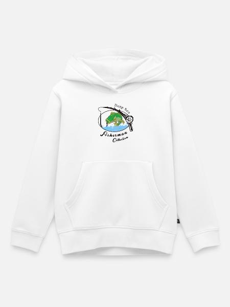 Fischer Collection - Kinder Premium Organic Hoodie - Weiß